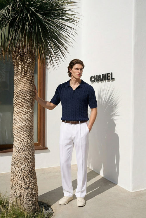 Rowan Cable Knit Polo