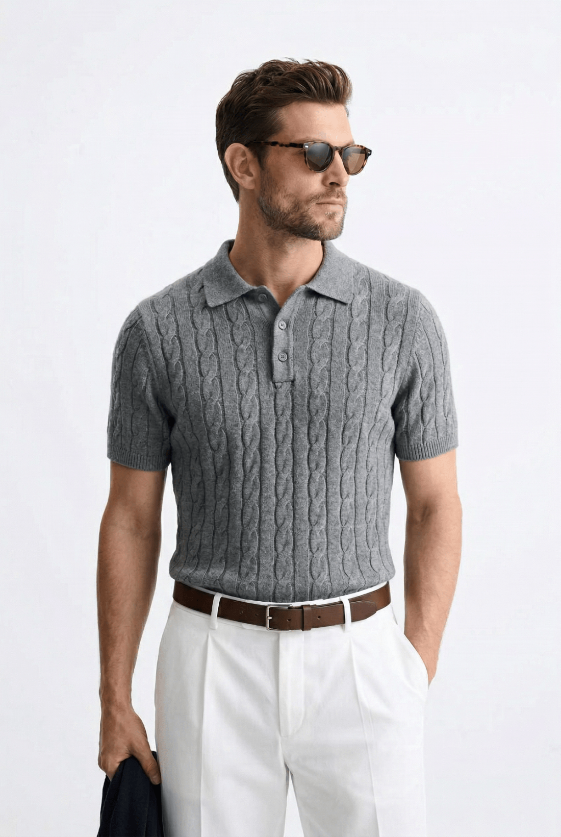 Rowan Cable Knit Polo