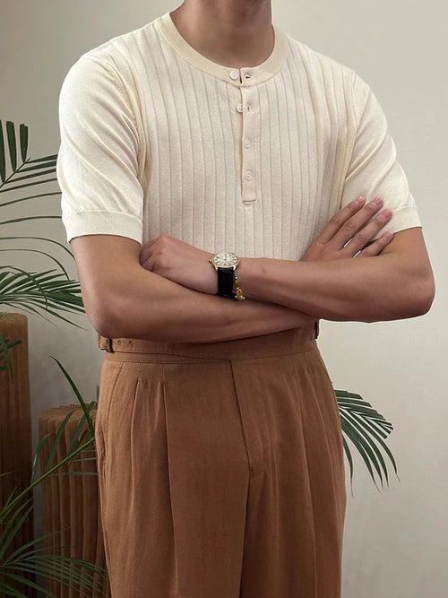 Alden Textured Knit Polo