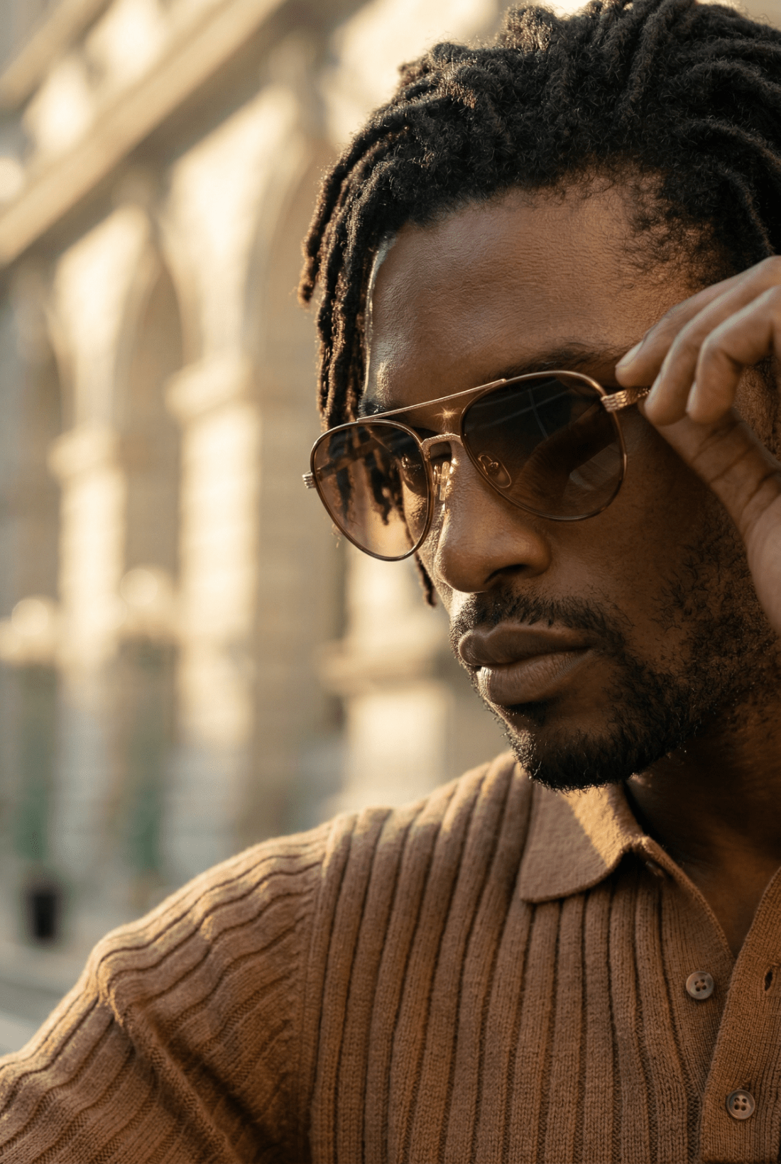 The Manor Long Sleeve Knit Polo