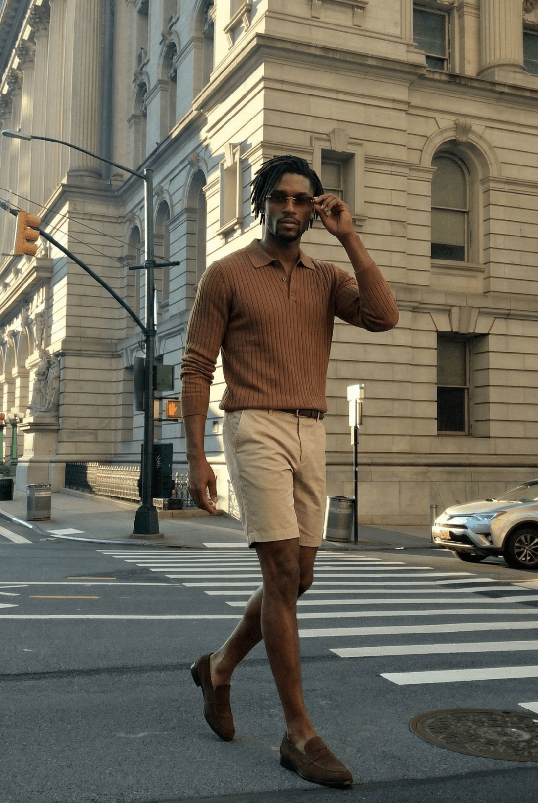 The Manor Long Sleeve Knit Polo