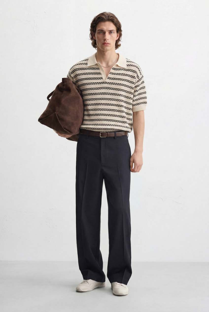The Manor Textured Polo