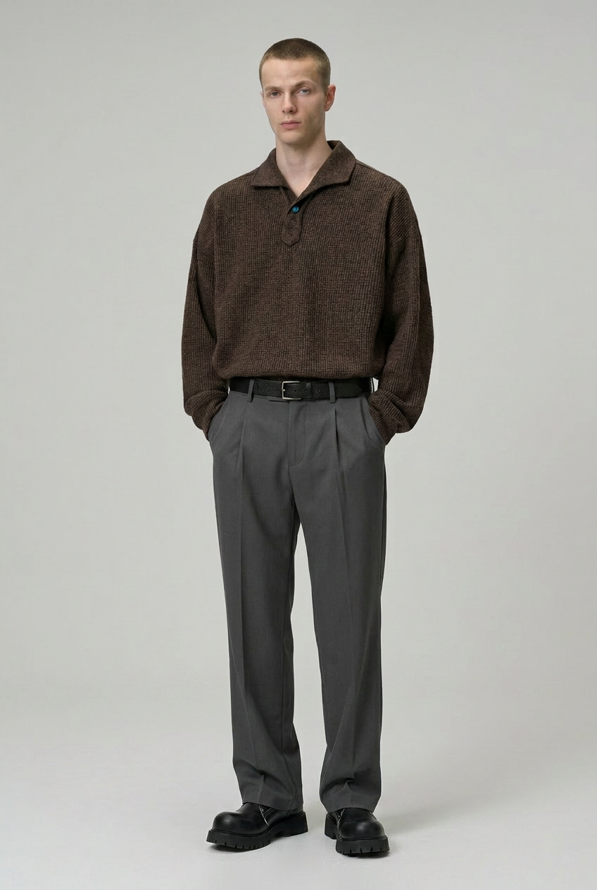 The Mayfair Waffle Sweater