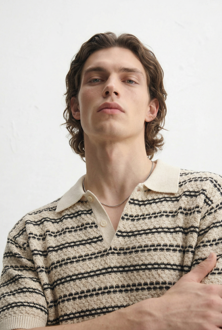 The Manor Textured Polo