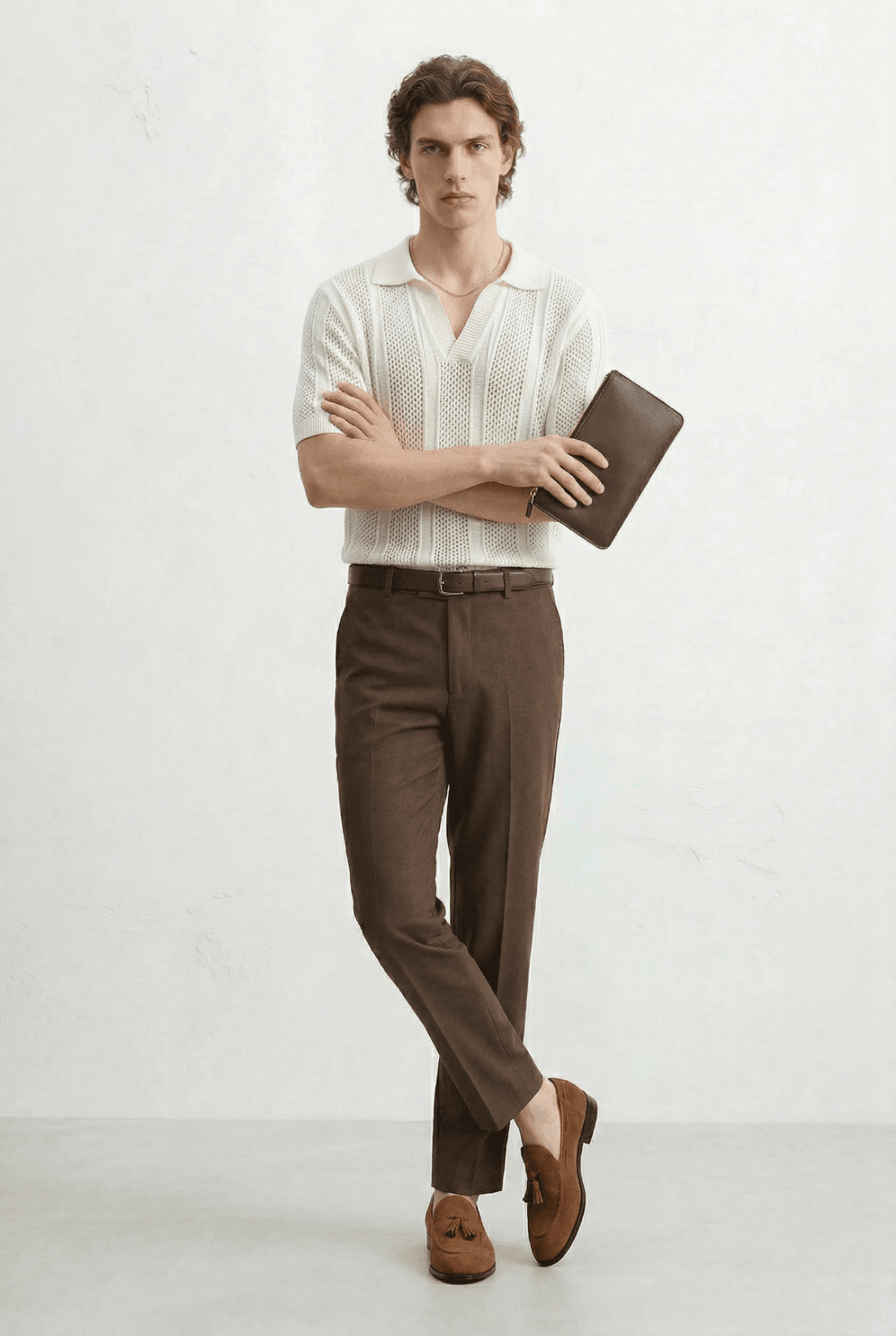 The Elliot Knit Polo - James Manor