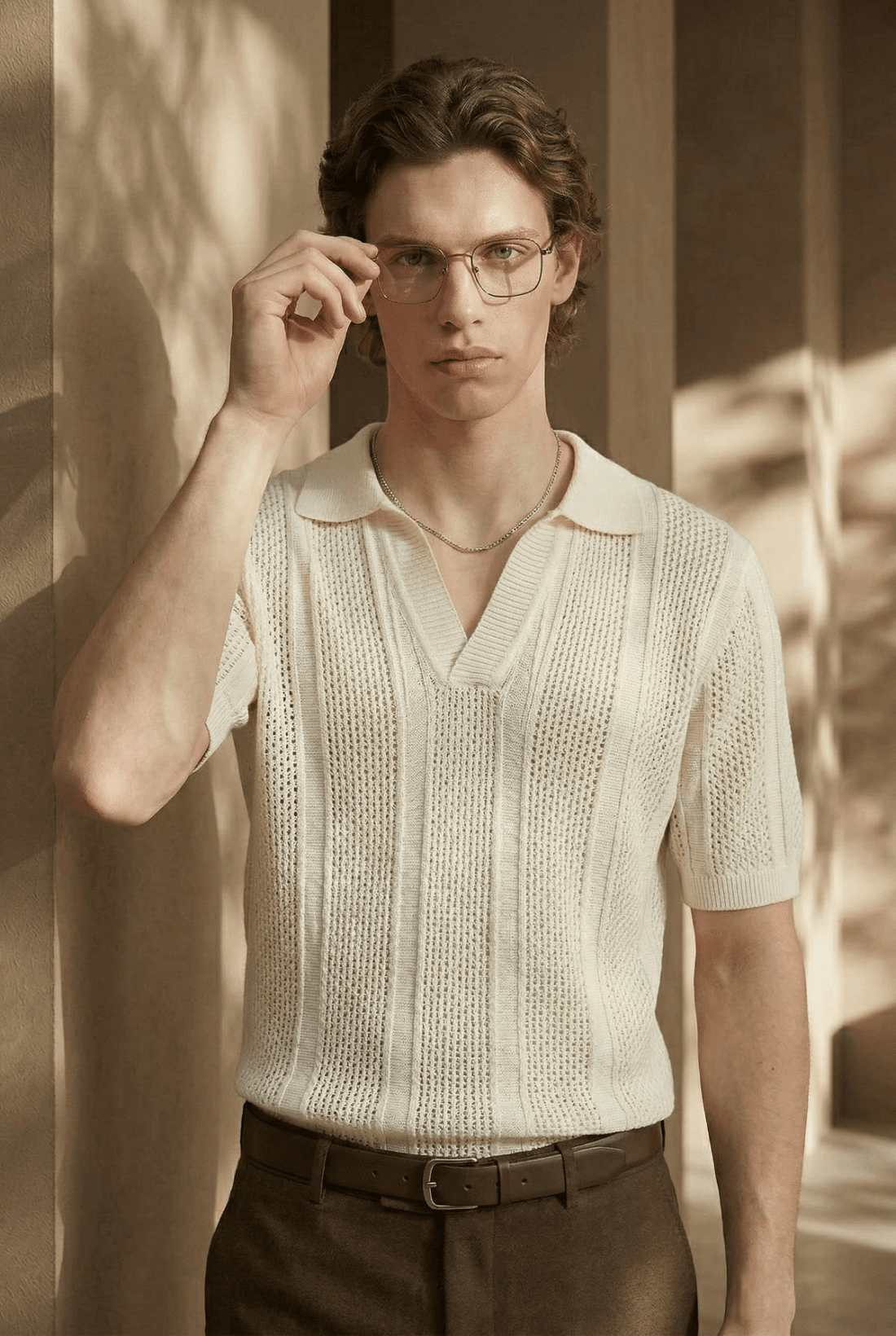 The Elliot Knit Polo - James Manor