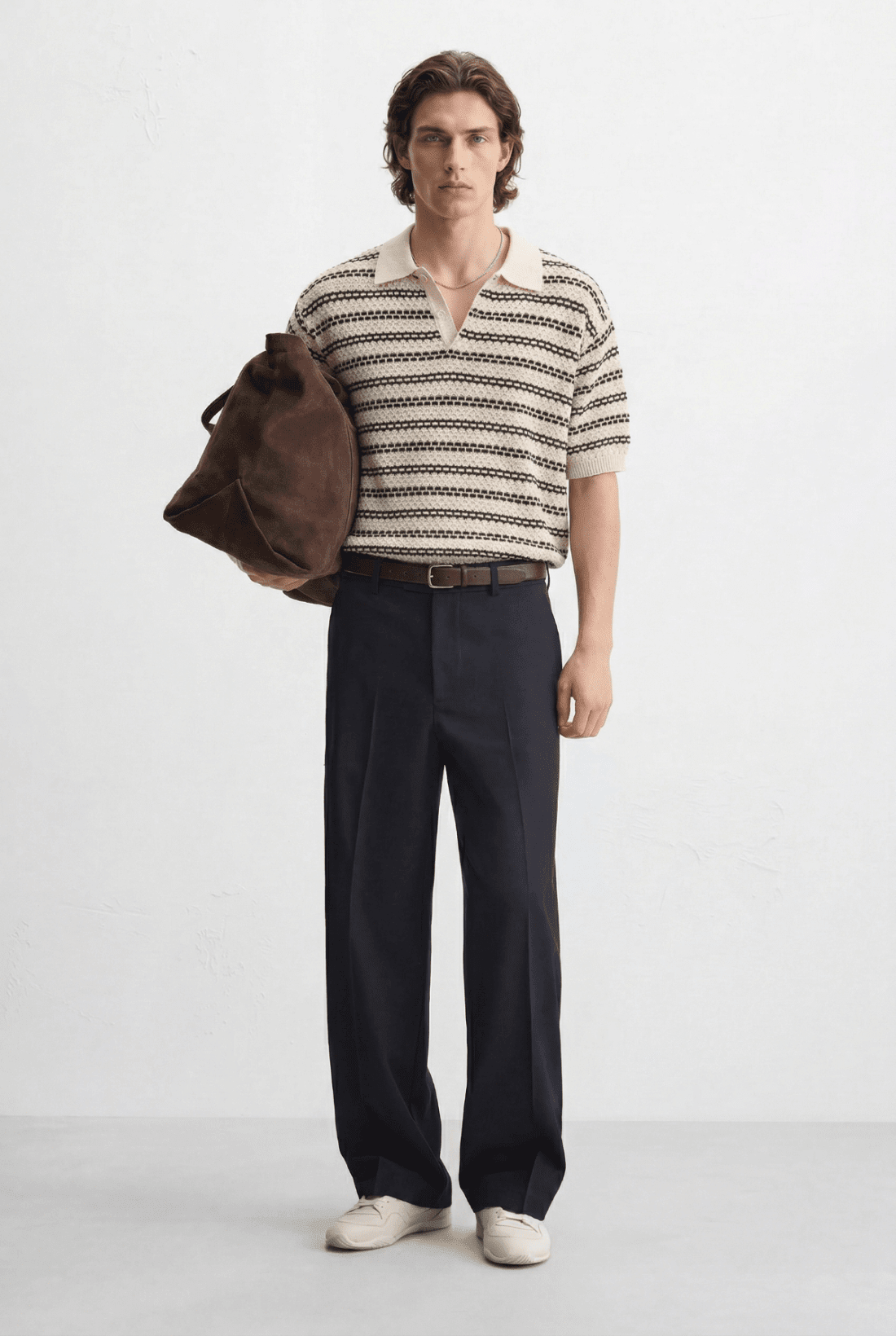 The Manor Textured Polo - James Manor