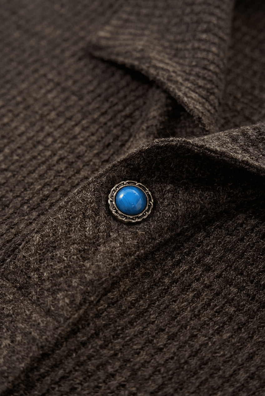 The Mayfair Waffle Sweater - James Manor